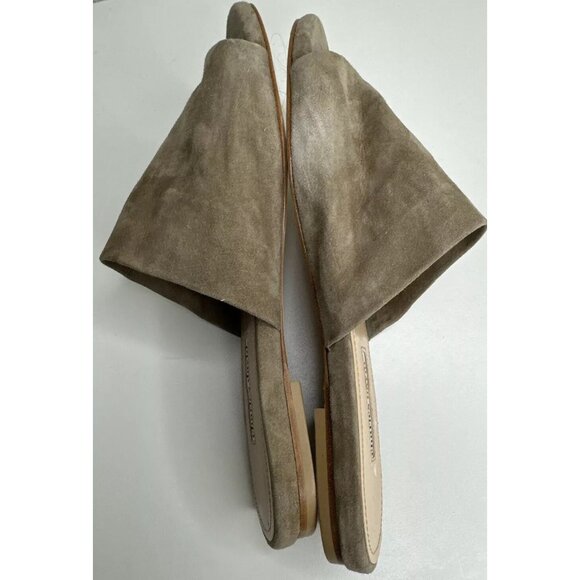 Charles David Women's Soleil Leather Slide Suede Tan Size 10 - Picture 6 of 10